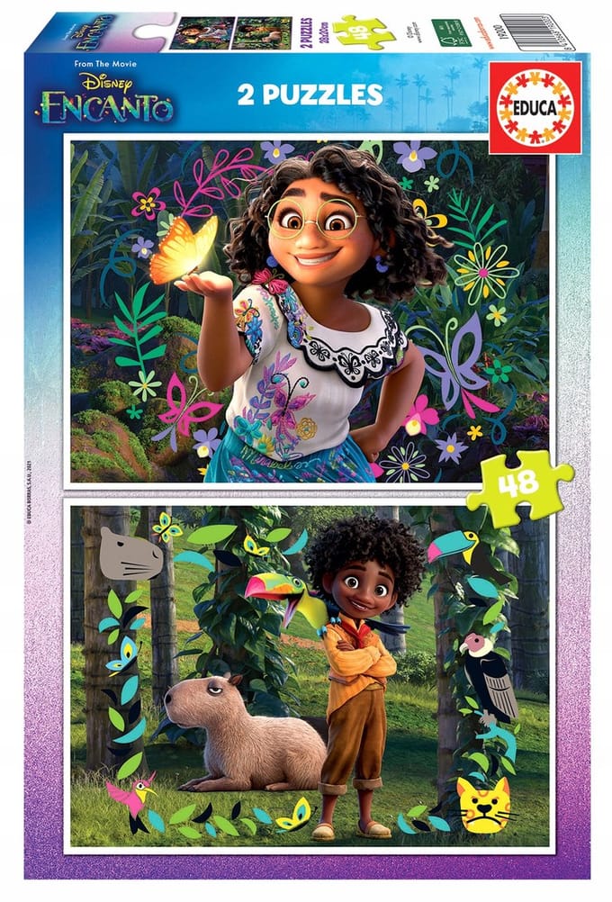2-delige puzzel x 48 stukjes Disney Encanto