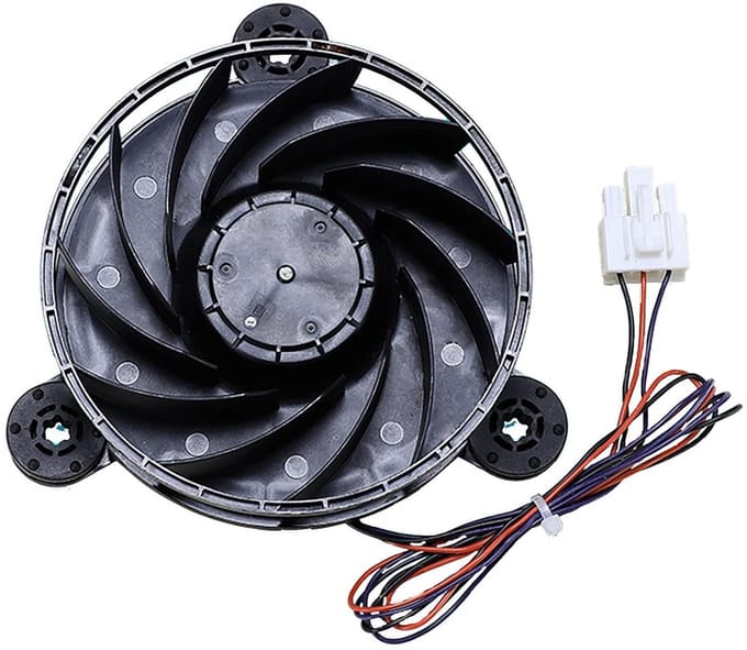 Koelkast Ventilator Motor - Koelventilator Motor - Koelkast Repareren - Circuleert Lucht Efficiënt - 12V - Plastic