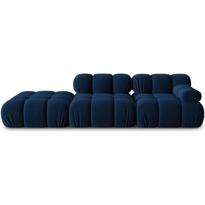 Modulaire 3-zitsbank Tropea links velvet | Milo Casa