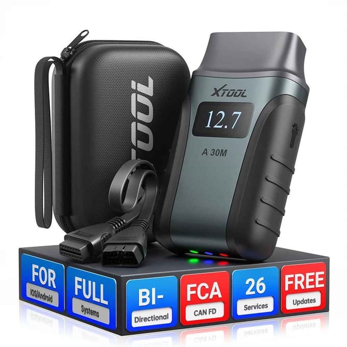 Casa Living Auto OBD2-Scanner - Bluetooth Diagnosetool - Bidirectionele Diagnose - 26+ Resetfuncties - Levenslange Updates