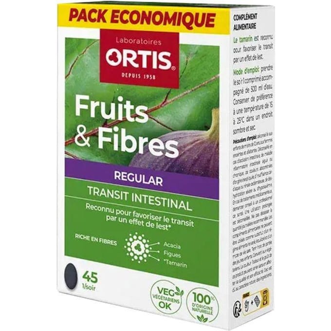 Ortis Fruit & Vezels Regular 45 Tabletten