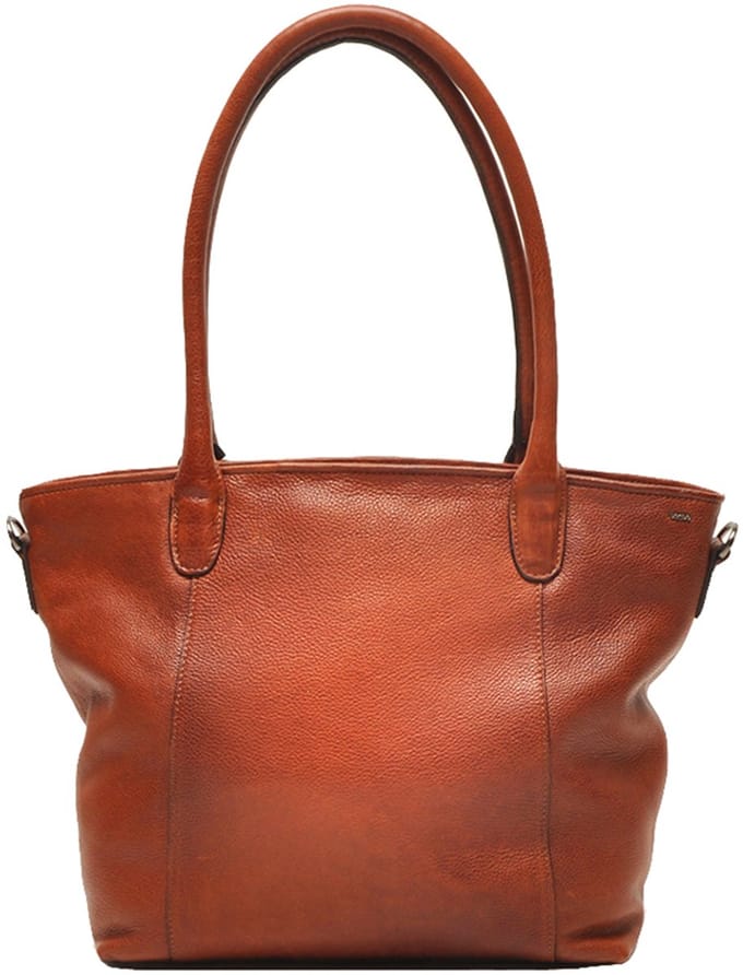 Berba | Lucca | Shopper | Schoudertas | Dames | Bruin | Cognac | Leer