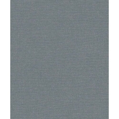 Dutch Wallcoverings - Vliesbehang - Linen & Textures - uni blauw- LT10013