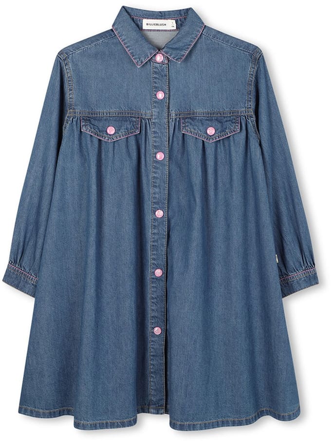 Billieblush U21280 Jurk Blauw 4 Years Meisjes