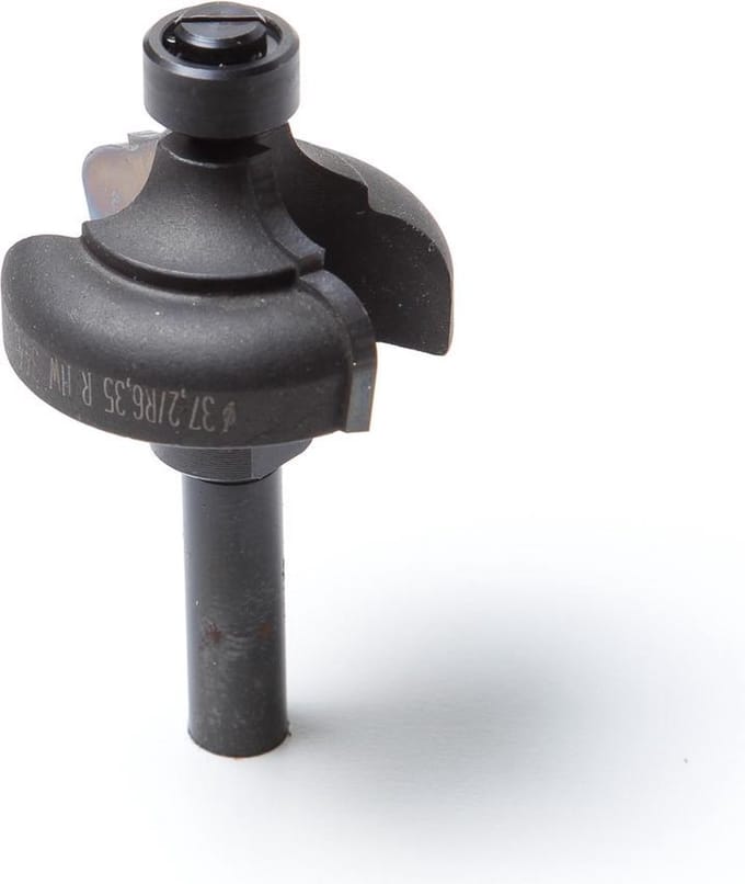 Trasco HM Multiprofielfrees inclusief lager E16 radius 6.3 x schacht 8mm