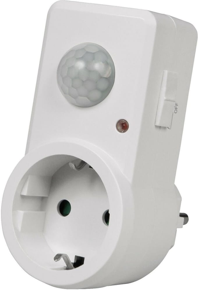 MC-power adapter met bewegingsmelder - 120° - 1200W