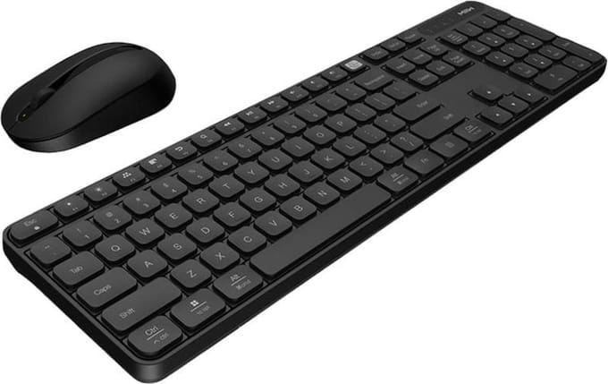 Xiaomi WXJS01YM - keyboard and mouse set - QWERTY - US - Keyboard and mouse set - Engels (US international) - Zwart