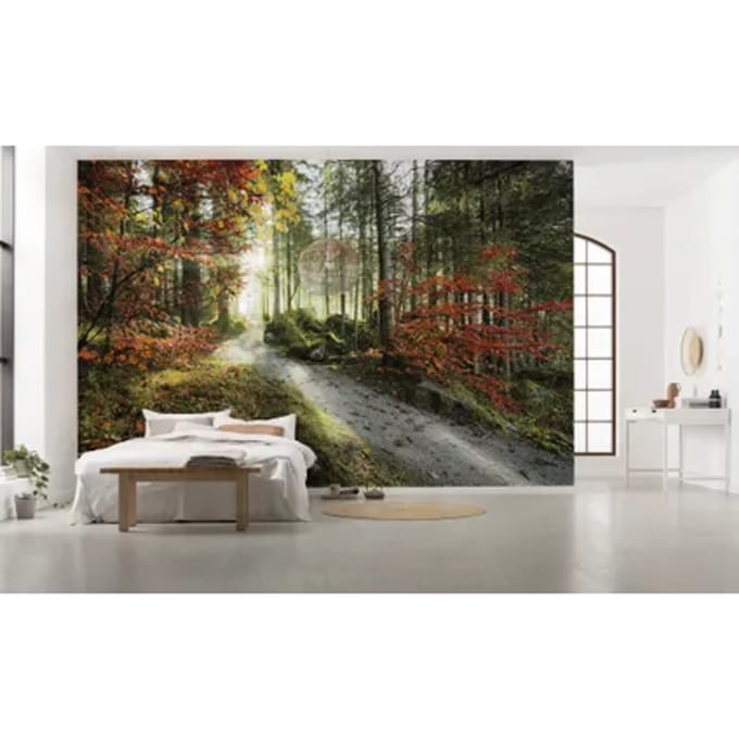 Fotobehang Feuerzungen - Meerkleurig - 2,80m X 450cm