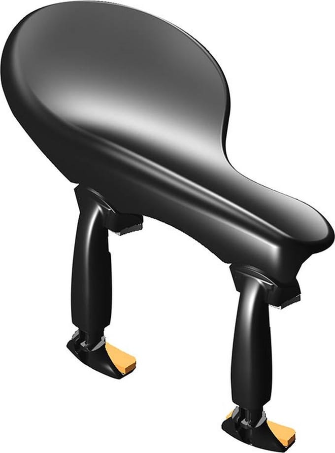 Wittner 259131 viola chinrest in height and tilt adjustable, side mount all sizes, with screwdriver