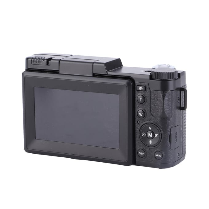 Caméra de vlogging 48 MP, appareil photo numérique 4K anti-vibrations avec écran IPS de 3,2 pouces pour la photographie
