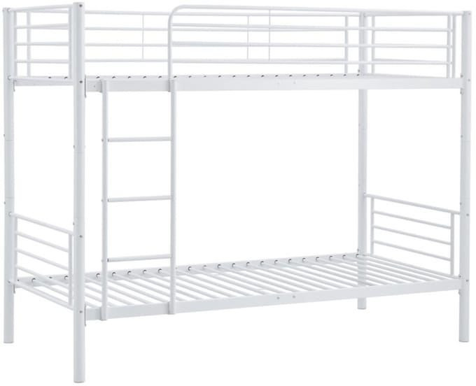 Stapelbed Bunky 90x200 cm wit metaal