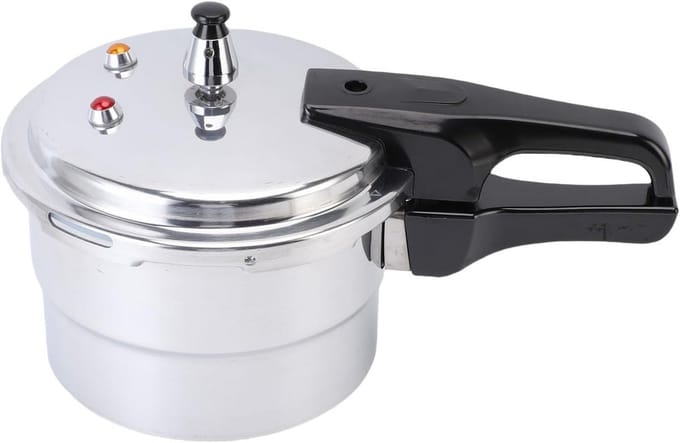 Snelkookpan Aluminium - Drukpan Stoofpan - Snel Koken - Explosieproof Ontwerp - 3 Liter - Zilver
