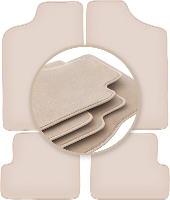PREMIUM beige matten voor: Fiat Cinquecento hatchback 1991-1998