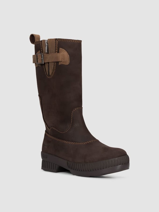 ZOO Adventure - Adisa - Dames - Outdoor laarzen – Espresso Wol - Maat 41