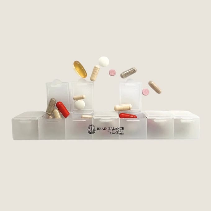 Pillendoosje - Supplementen Doosje - Medicijndoosje 7 dagen - Charlotte Labee Supplements