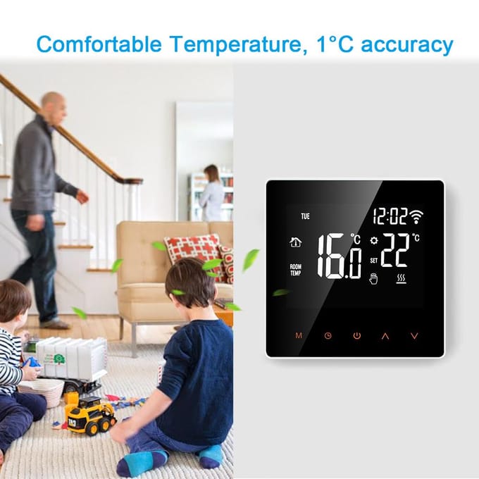 Termostato intelligente Wi-Fi digitale temperatuurregeling Type 1