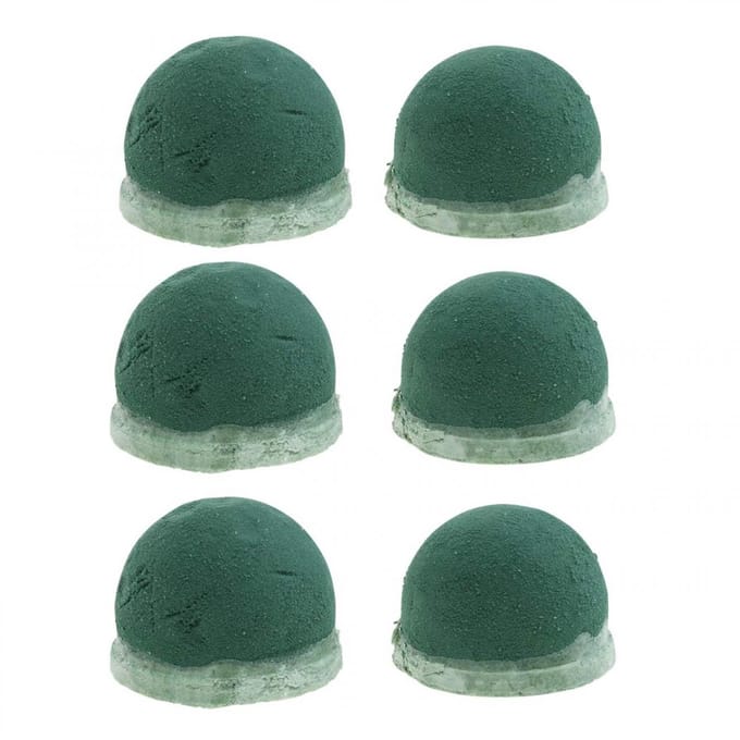 Oasis Ecobase urndecoratie steekschuim herdenking bloemisterij Ø6,5cm