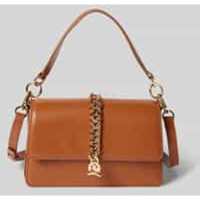 Handtas met labeldetail