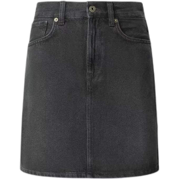 Pepe Jeans Mini Hoge Taille Denim Short Zwart XS Vrouw