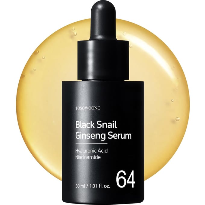 [TOSOWOONG] Black Snail Ginseng Serum 30ml beige