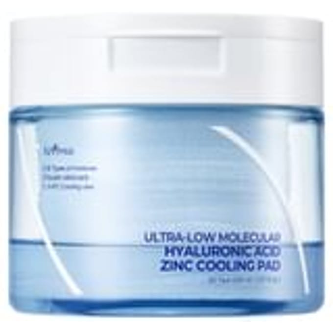 Isntree - Ultra-Low Molecular Hyaluronic Acid Zinc Cooling Pad - Tonerpads