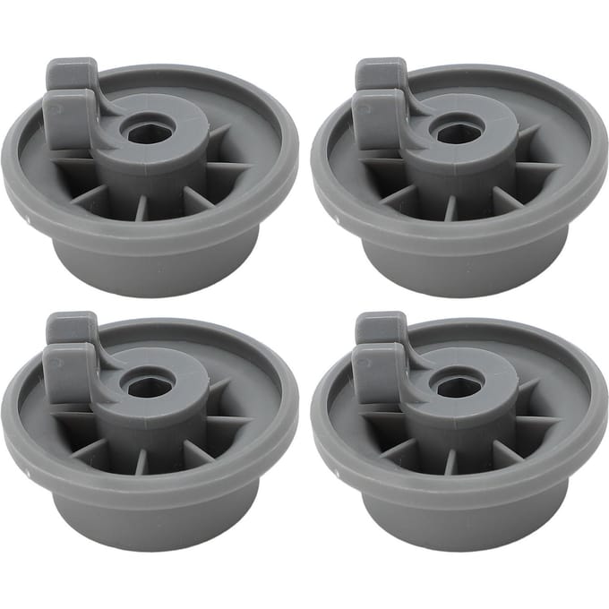 4 STUKS Vaatwasser Onderrek Wielen voor Neff 165314 Onderkorf Rail Vervangende Roller black