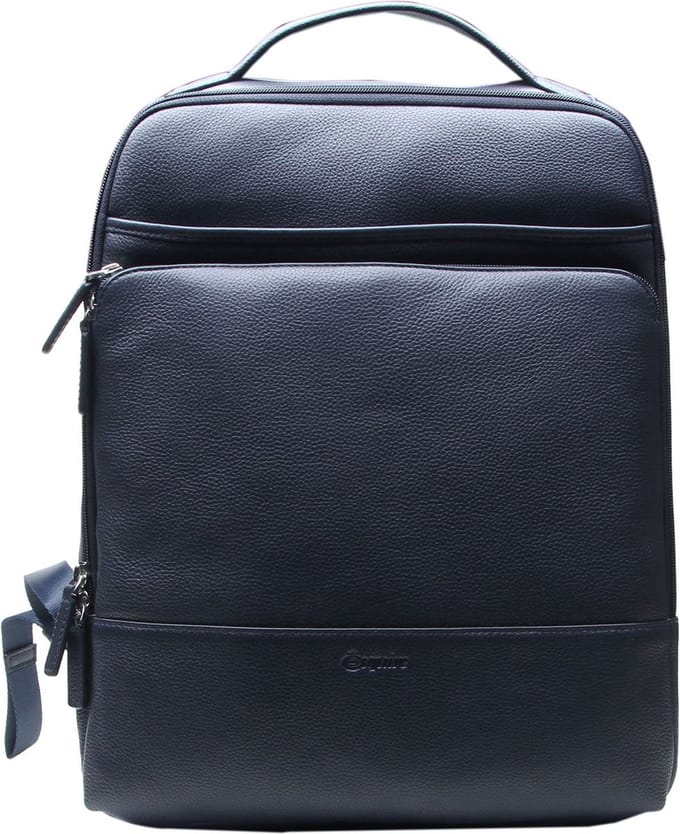 Esquire Rugzak met laptopvak Oxford Backpack Darkblue Donkerblauw