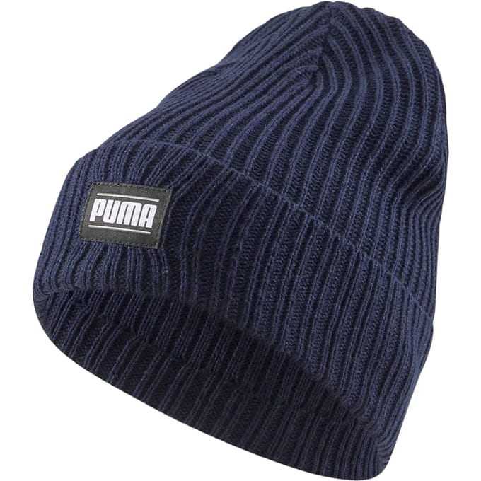 Puma Klassieke geribde muts (Marine)