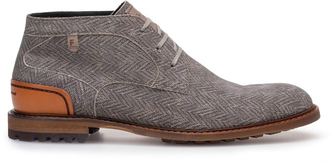 Floris Van Bommel Sfm-50159 Crepi Veterschoenen - Heren - Grijs - Maat 42⅔