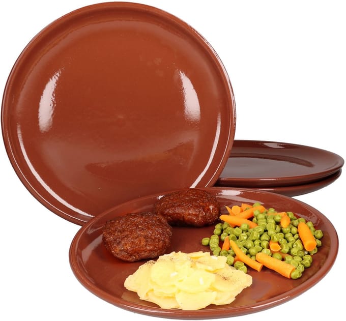Set van 4 kleiborden Bord 29cm - 99529