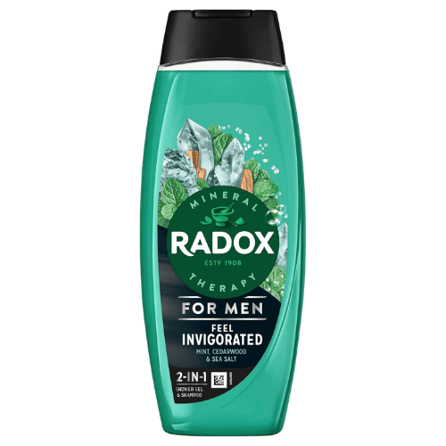 Radox Therapy Feel Invigorated 2-in-1 Douchegel voor Mannen – 450 ml