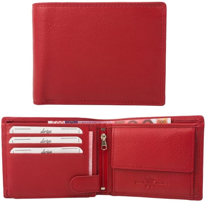Dariya Portemonnee 120DBL Rood Leer