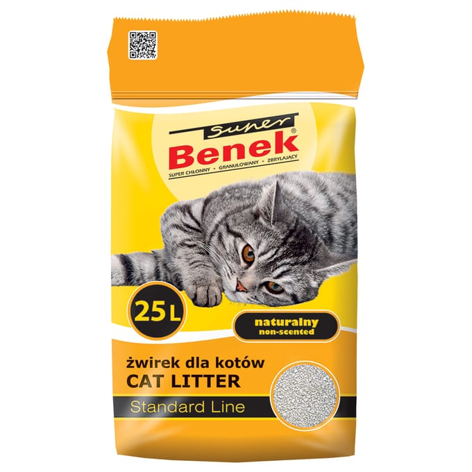 Certech Super Benek Compact Natural Cat Litter 25L (20 kg)