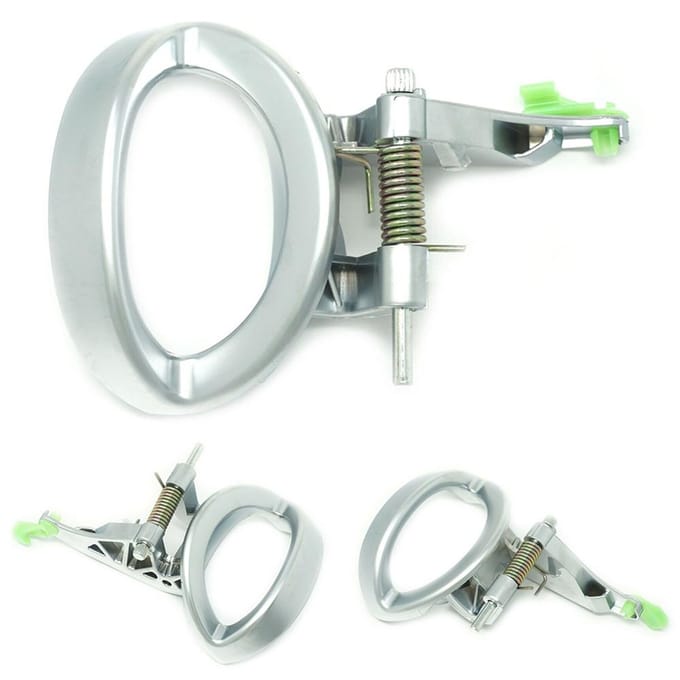 Poignée de porte intérieure côté conducteur gauche, Chrome satiné pour Dodge Nitro 07-11 gray
