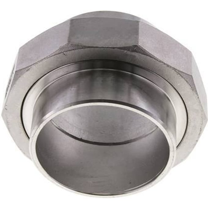 Rechte Koppeling 88.9mm Laseinde RVS Conische Afdichting 16bar