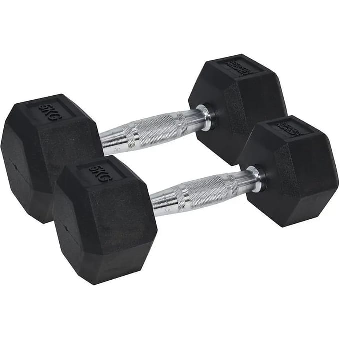 Met rubber beklede zeshoekige halter UFE Pro