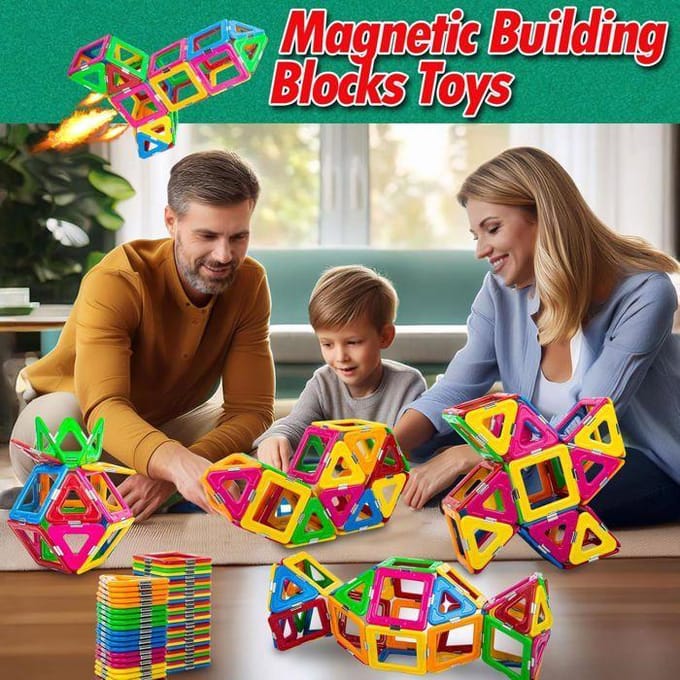 Magnetische Constructies - ZIG-ZAG GEBIEDEN - Ouder - 36 stuks - Voor kinderen 3-8 jaar - Gemengd
