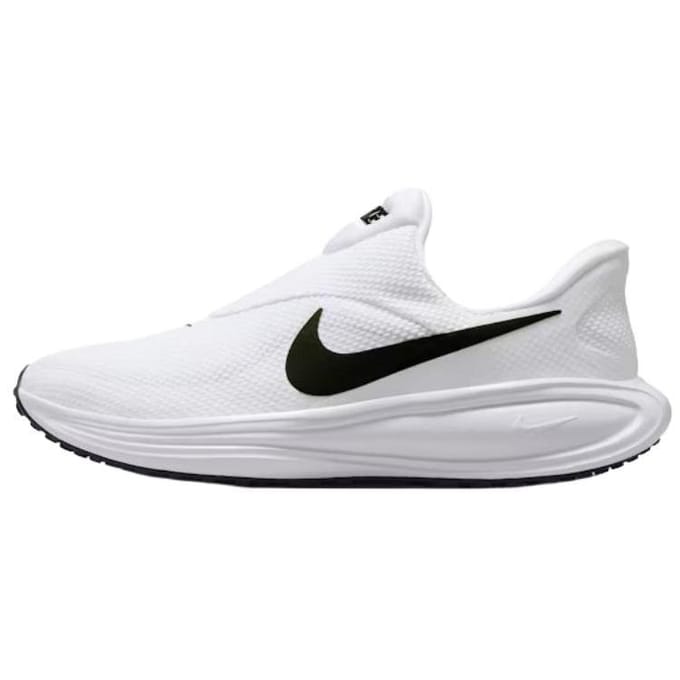 Nike Revolution 8 EasyOn Wit Zwart Heren Sneakers Wolf-Grijs HQ2414-100 40.5 white
