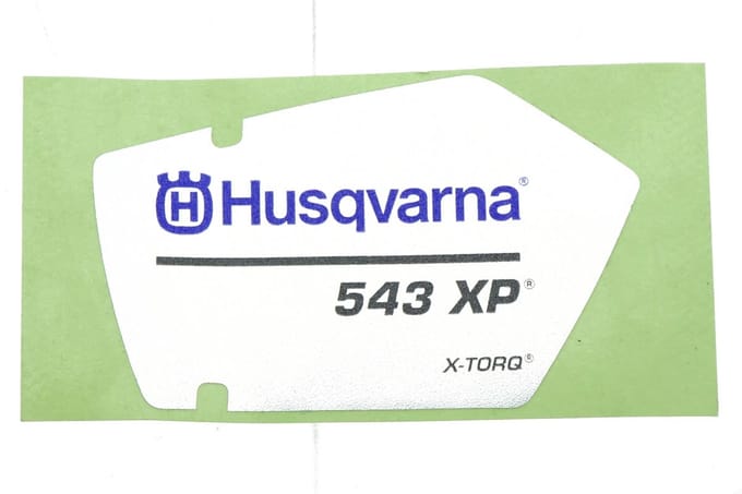 Husqvarna 543xp starterkap sticker
