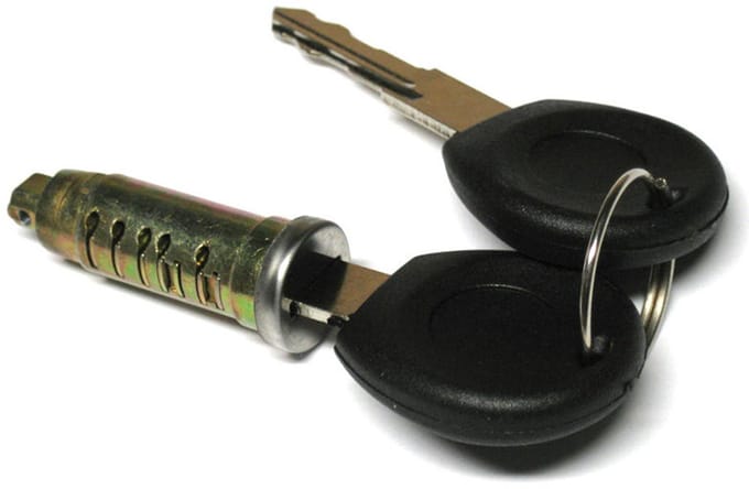 ModeCar - Deur Slot Cilinder - VW T4/Caravelle - 1990-2003 - Inclusief 2 Sleutels