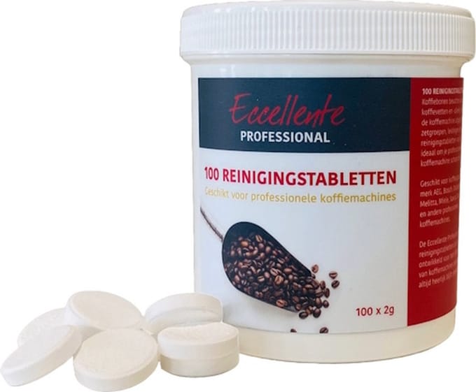 ECCELLENTE PROFESSIONAL Reinigingstabletten 100 x 2 gram