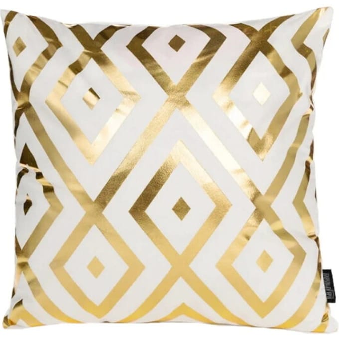 Gek op kussens! Sierkussen leda geometric | 45 x 45 cm | katoen/polyester