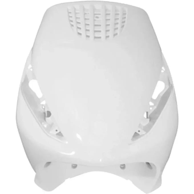 Tablier avant blanc brillant pour scooter Piaggio 50 ZIP 2000 à 2020 Neuf