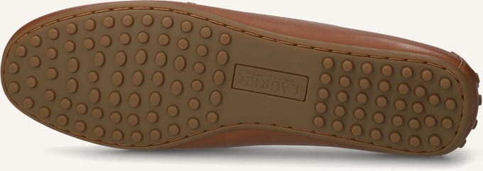 LAUREN RALPH LAUREN Barnsbury Flats Mocassins Dames - Instappers - Camel - Maat 39