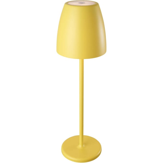 Megatron LED accu-tafellamp Tavola geel