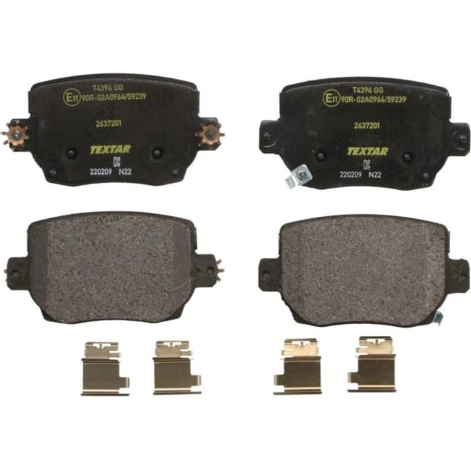 Remblokset TEXTAR 2637201, achter