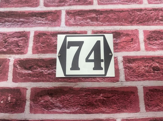 huisnummer 74 klassiek