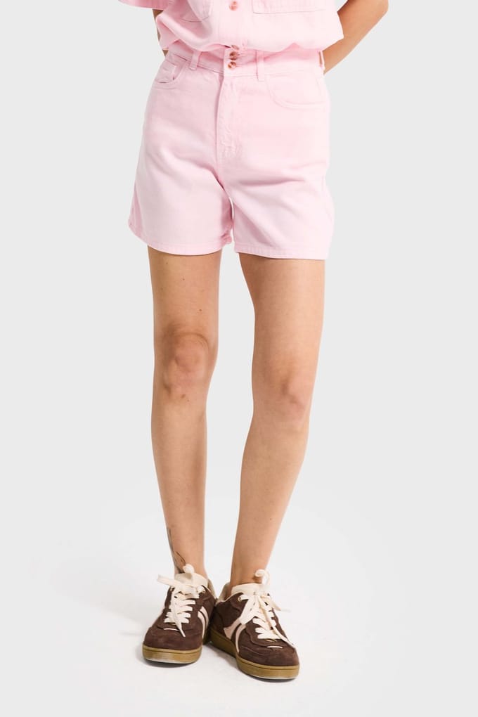 It's Basic - MINI DENIM SHORT - BLUSH