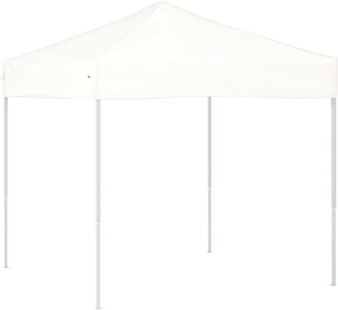Inklapbare Partytent 200x200 cm Wit - Flexibele Tent voor Tuin en Buitenactiviteiten