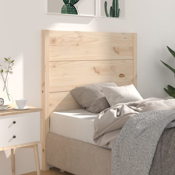 vidaXL - Hoofdbord - 81x4x100 - cm - massief - grenenhout